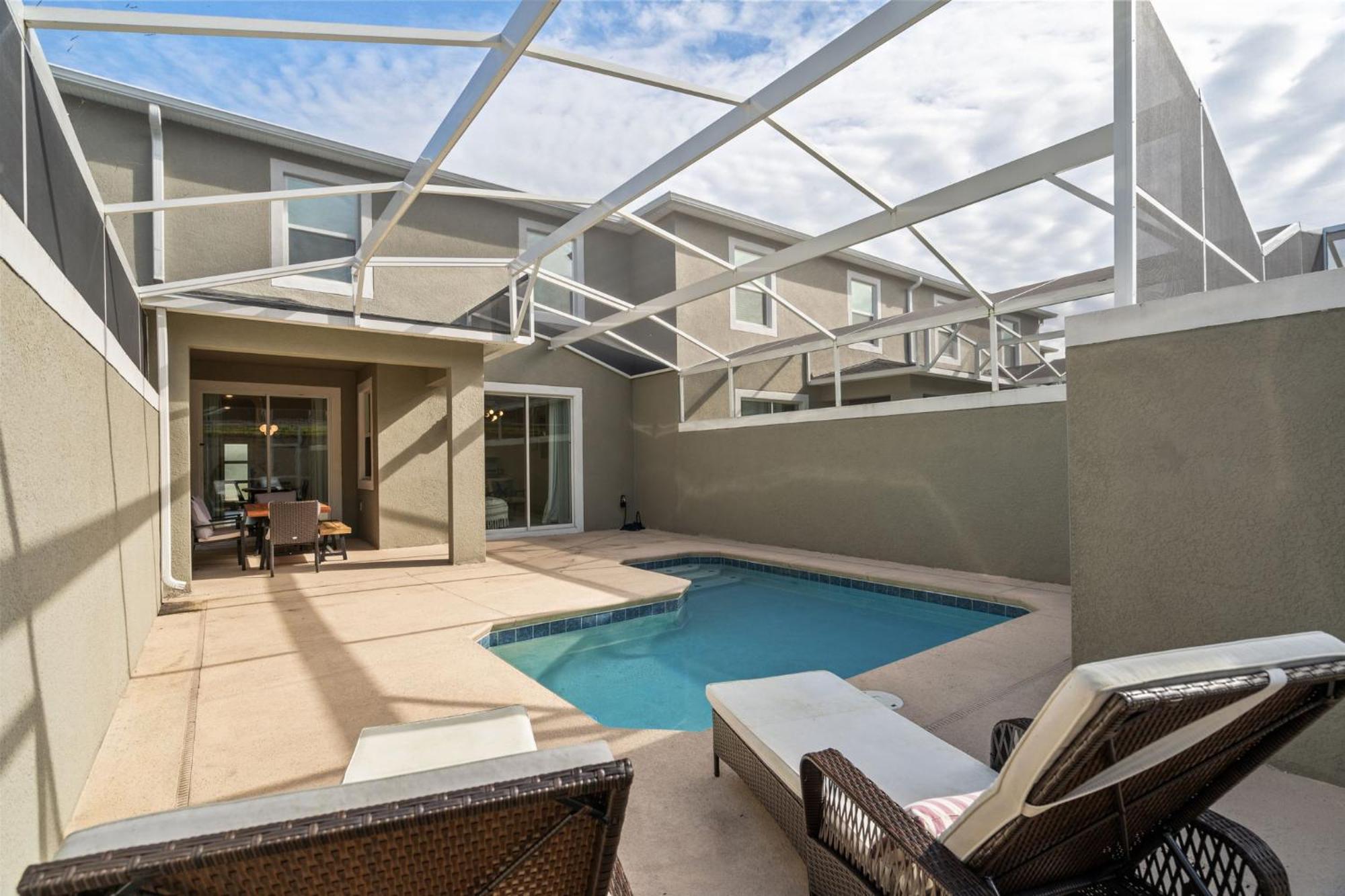 Amazing 4 Bed Home W Private Pool Close To Disney 1180King Kissimmee Buitenkant foto